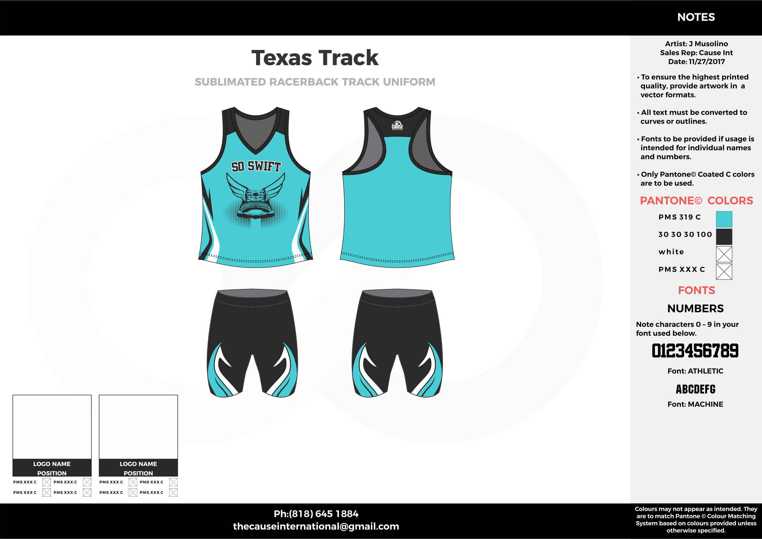 custom track uniform builder