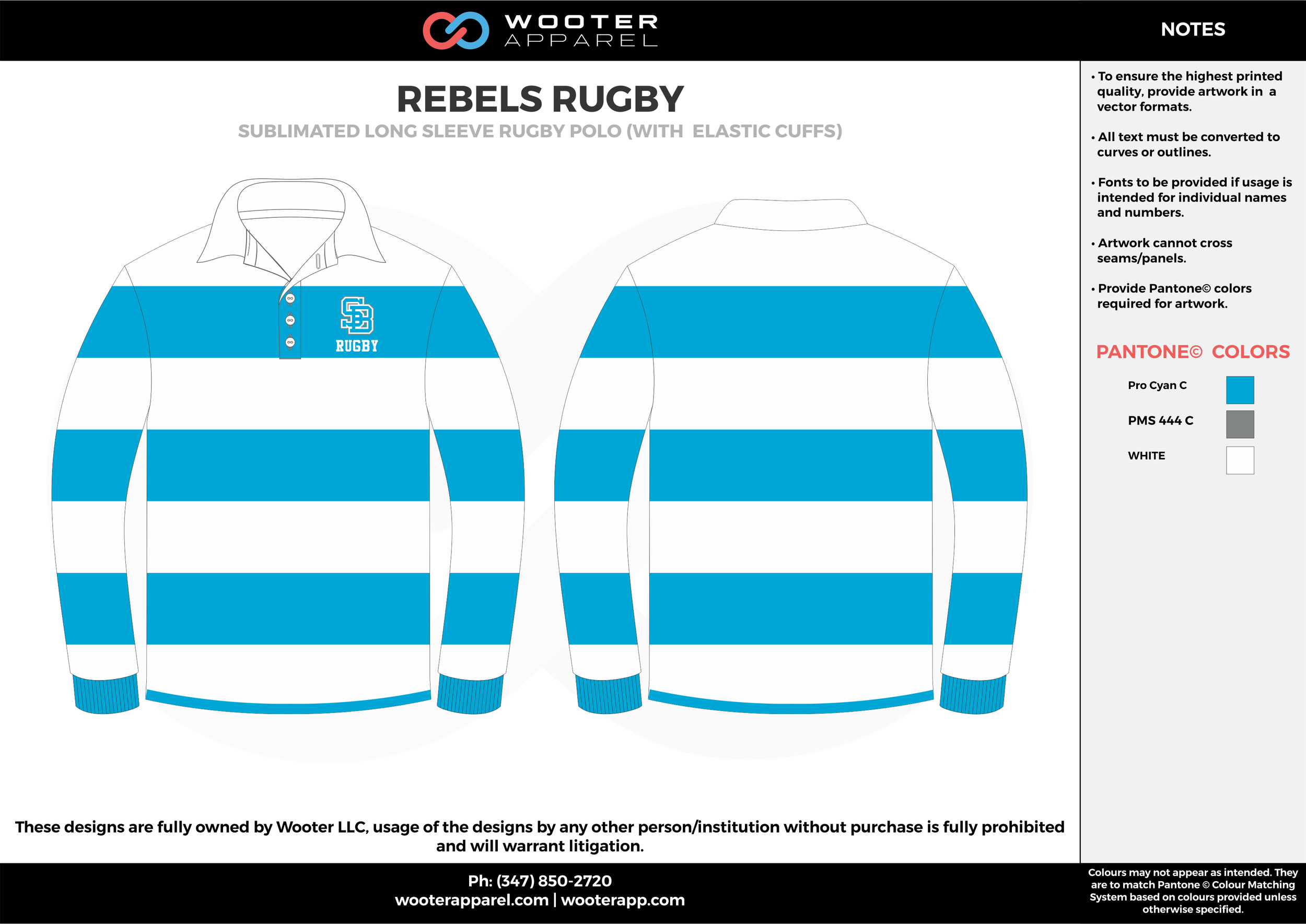 Rebels Rugby - Sublimated Long Sleeve Rugby Polo Shirt - 2017.png