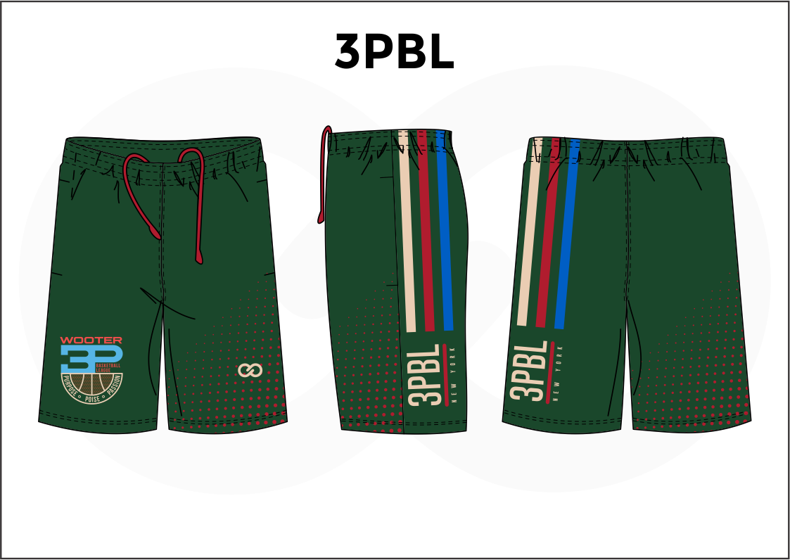 3PBL Grizzlies Basketball Shorts