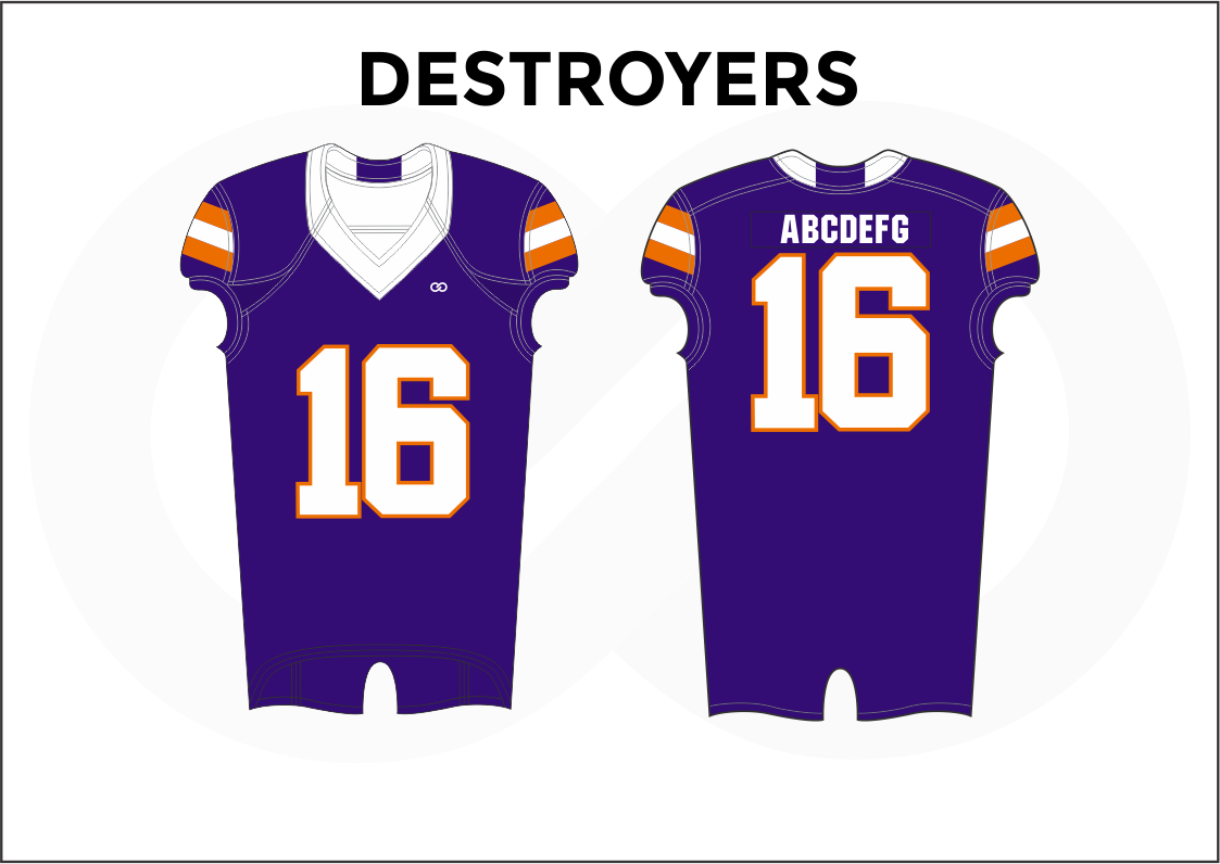 Destroyer Football Jersey Custom Design