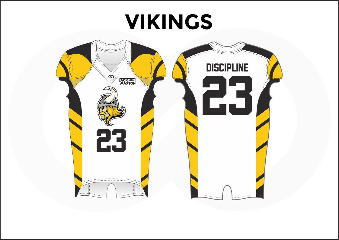 black and yellow football uniforms