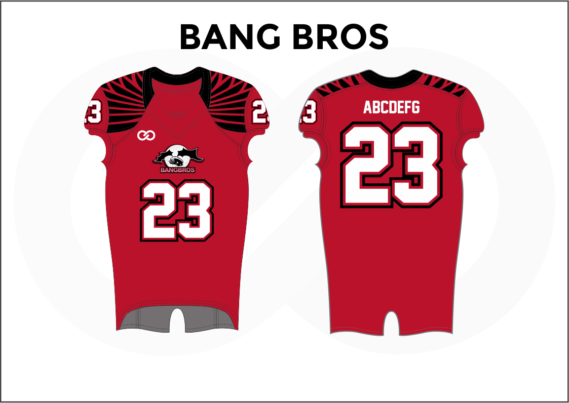 red football practice jersey