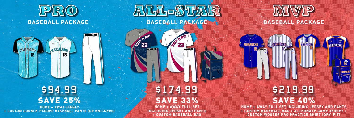 Baseball Uniform Packages, Custom Jerseys & Uniforms