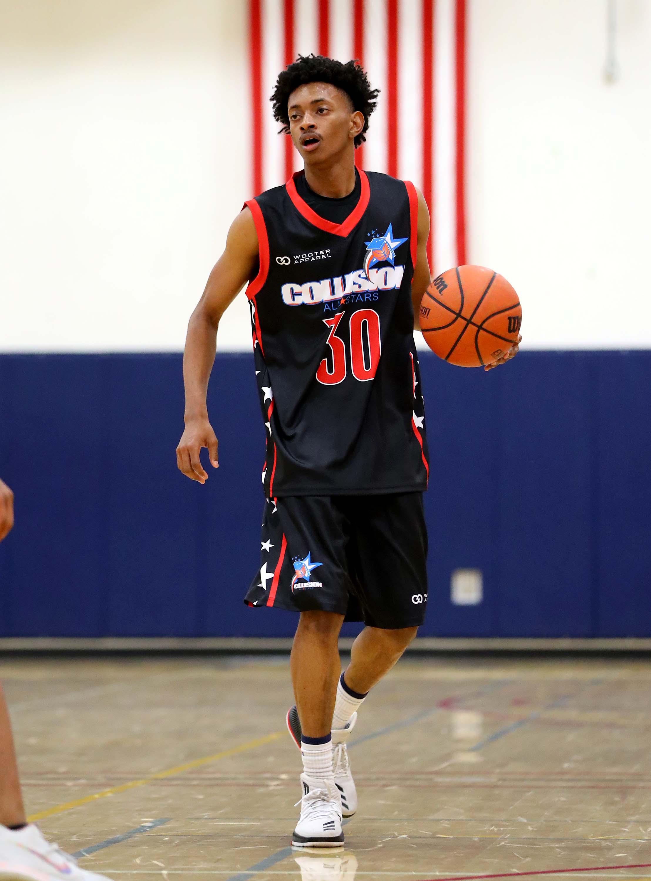 COLLISION White Orange Black Basketball Uniforms, Jerseys, and Shorts