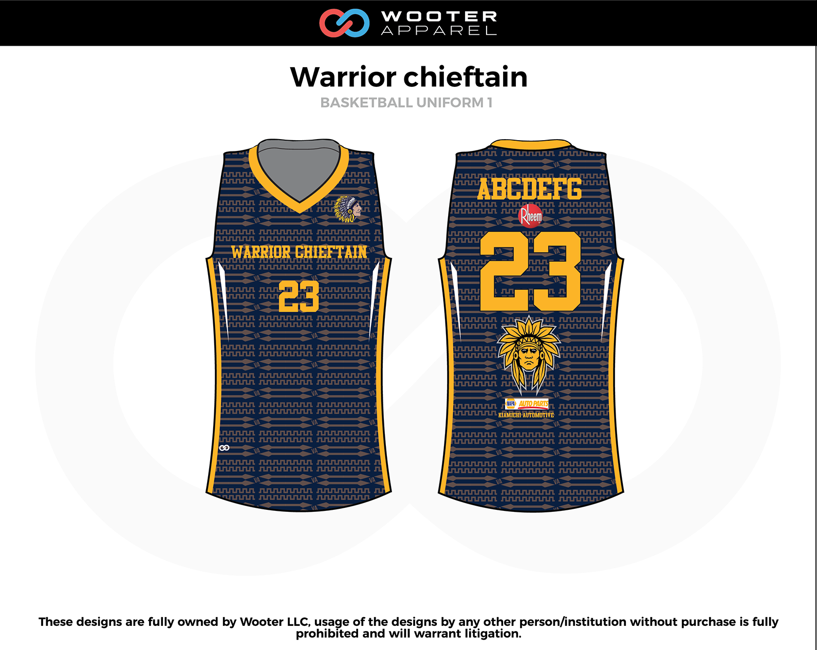 chiefs basketball jersey