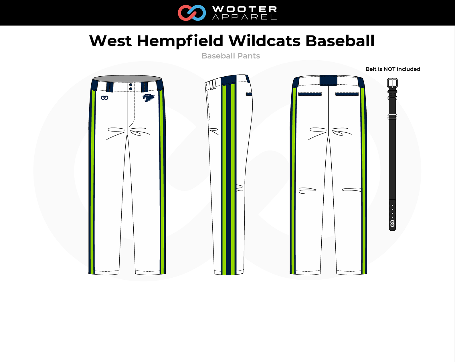2018-11-06 West Hempfield Wildcats Baseball Pants (White).png