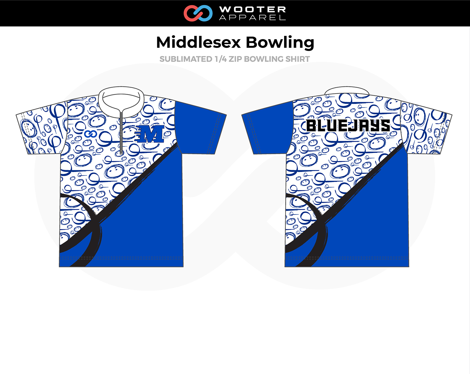 College Bowling Shirts Wooter Apparel