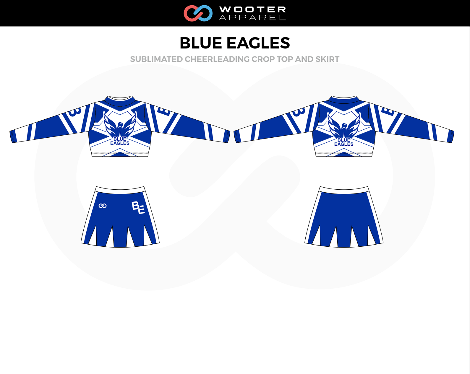 Blue Eagles Custom Cheer Uniforms	