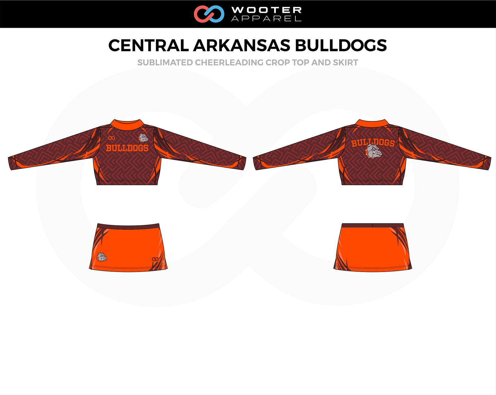 Central Arkansas Bulldogs Custom Cheer Uniforms	