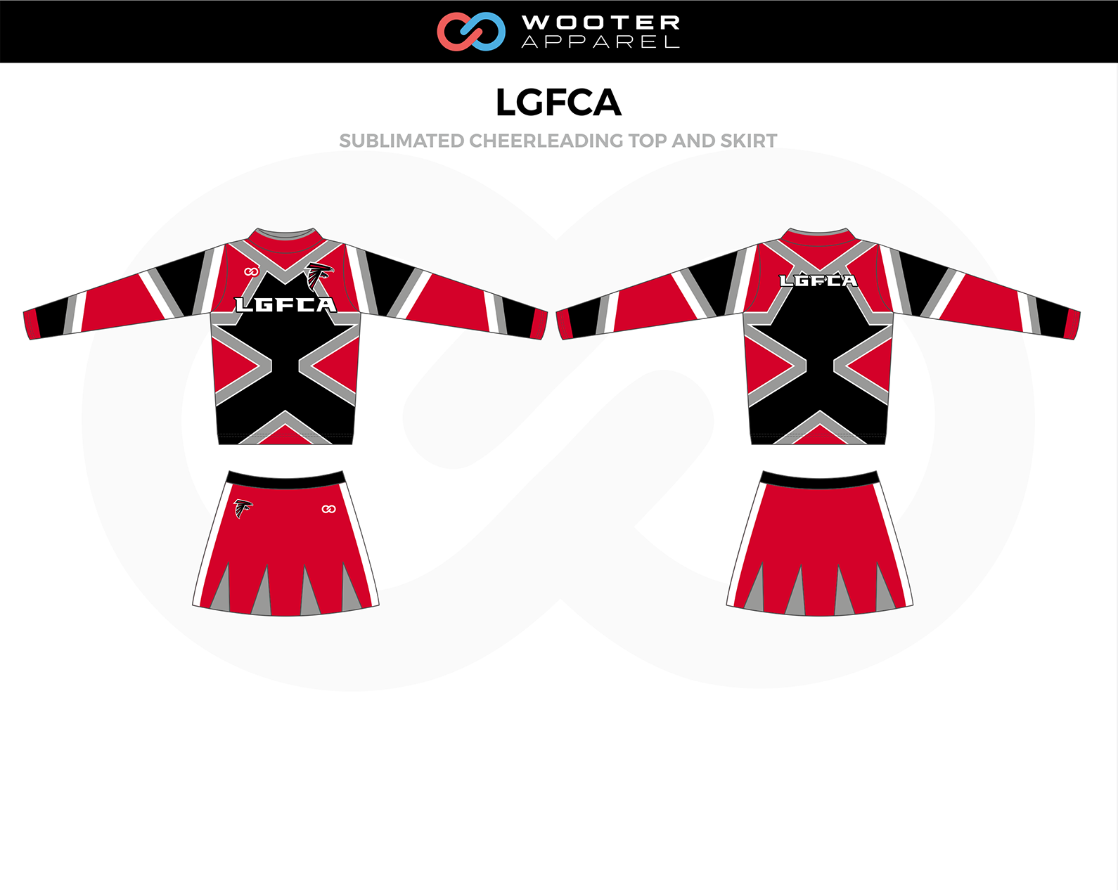 LGFCA Football Custom Cheer Uniforms	