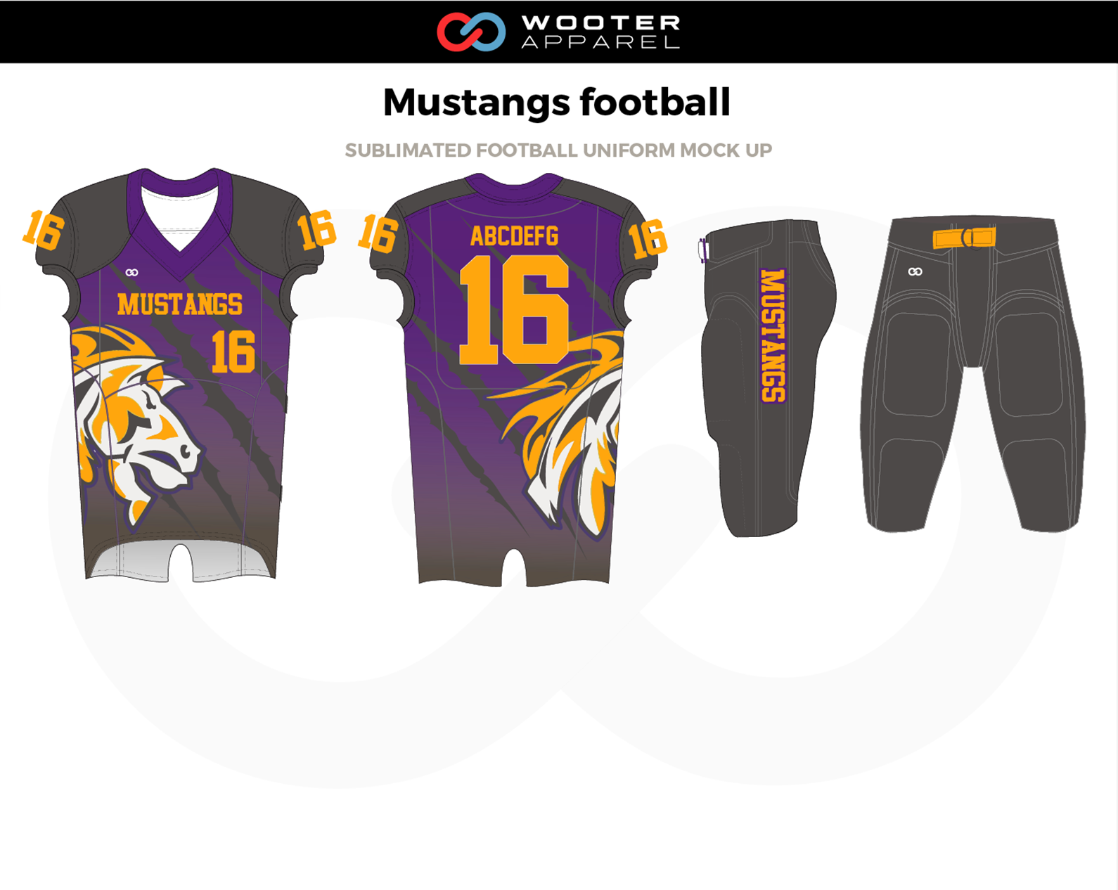 Custom Football Uniform Designs | Football Uniform Designer | Wooter ...