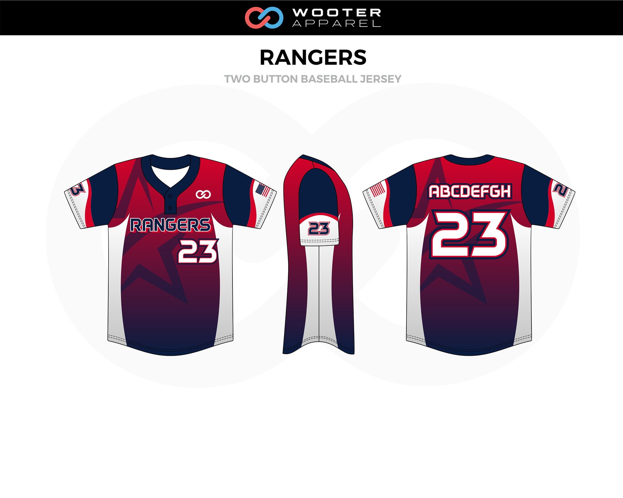 custom design baseball jersey