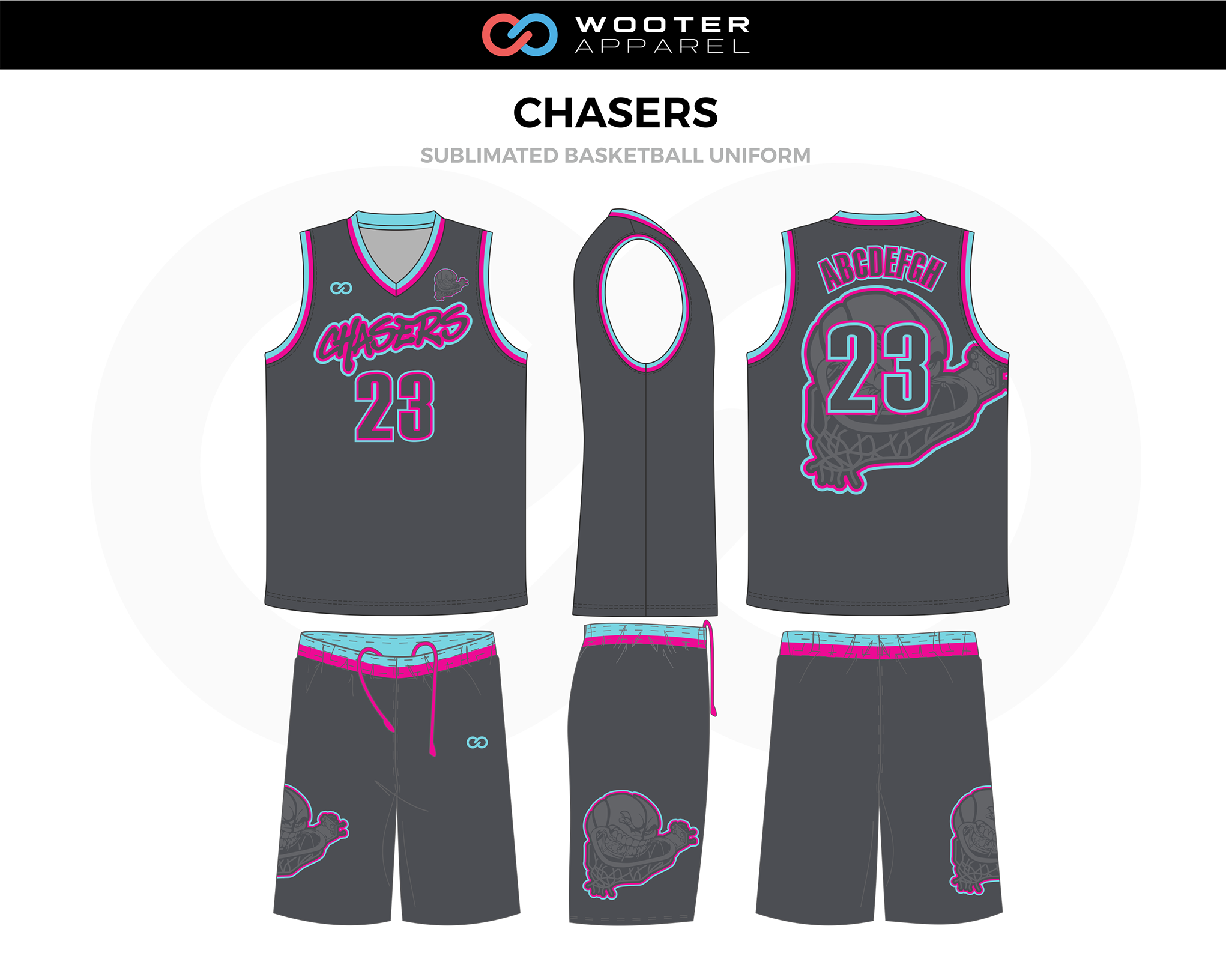 Buy Custom Basketball Uniforms Online, Wooter Apparel