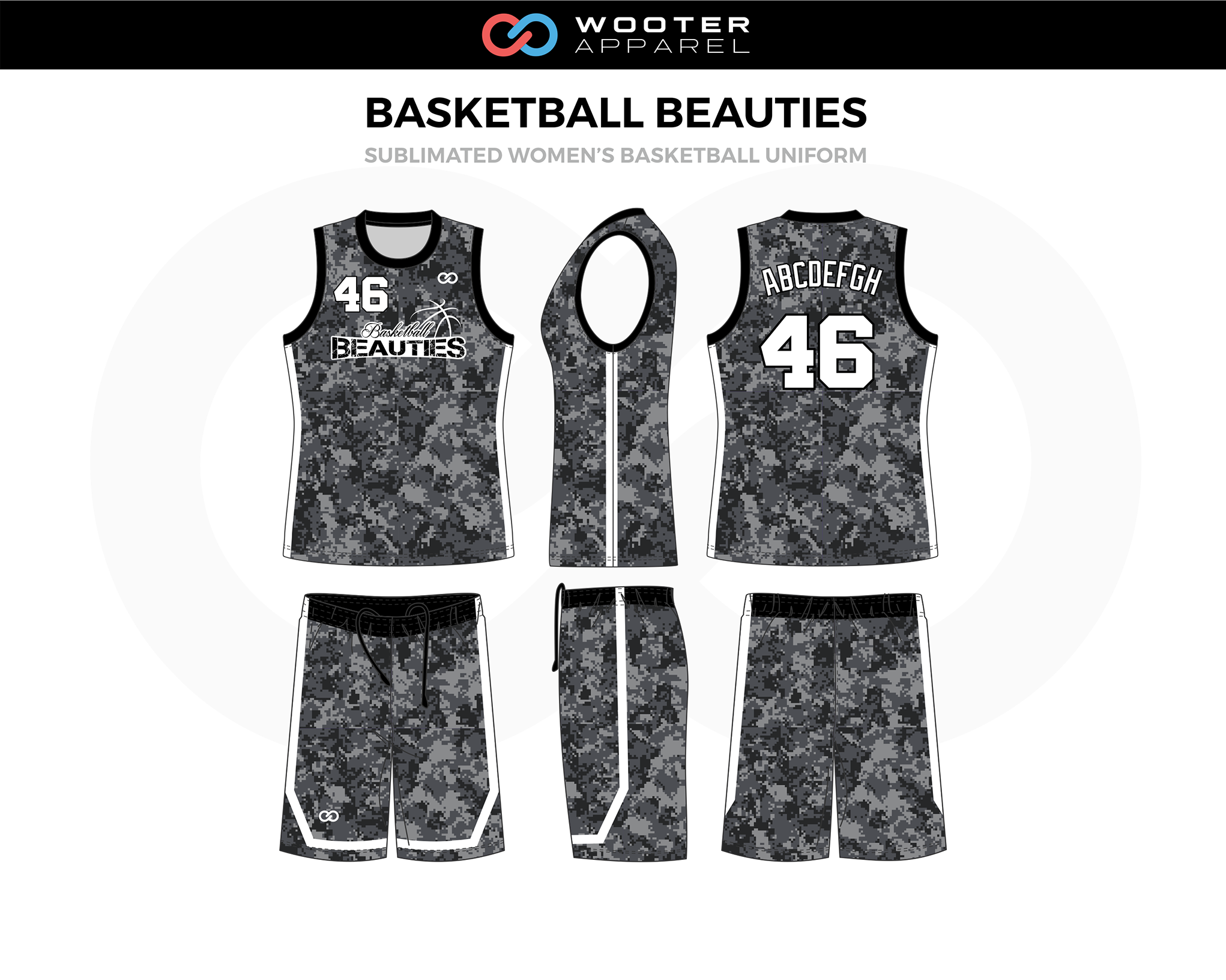 Customizable Basketball Jersey Uniform – Kit Designer