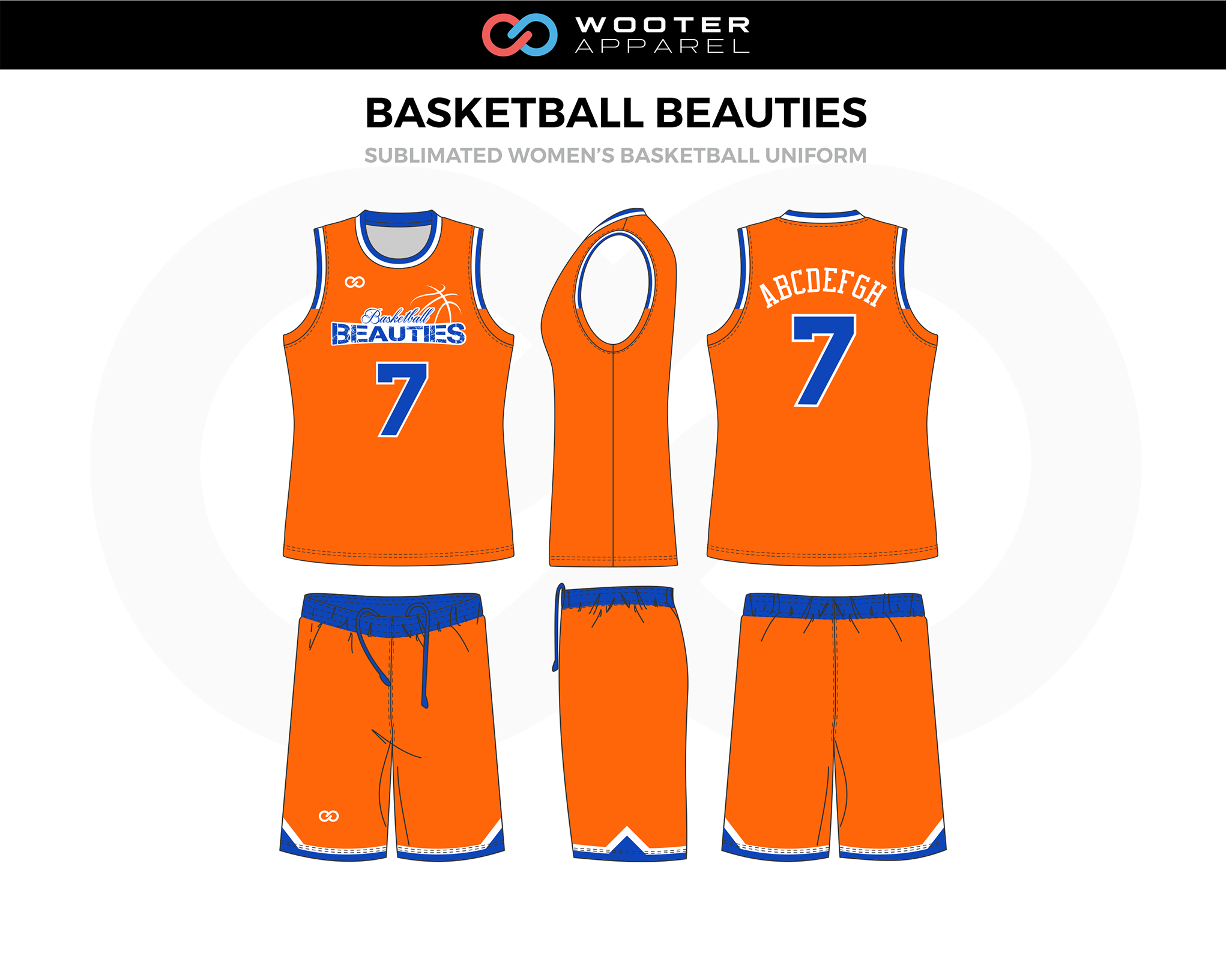 jersey design orange and