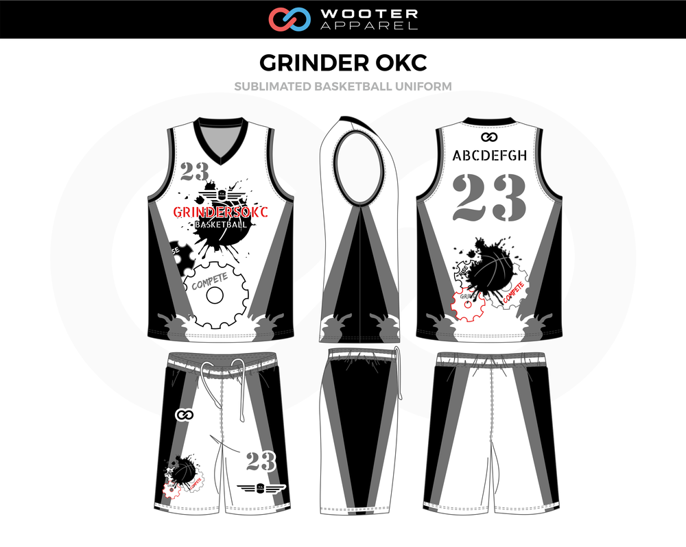 elite basketball jersey design black and white