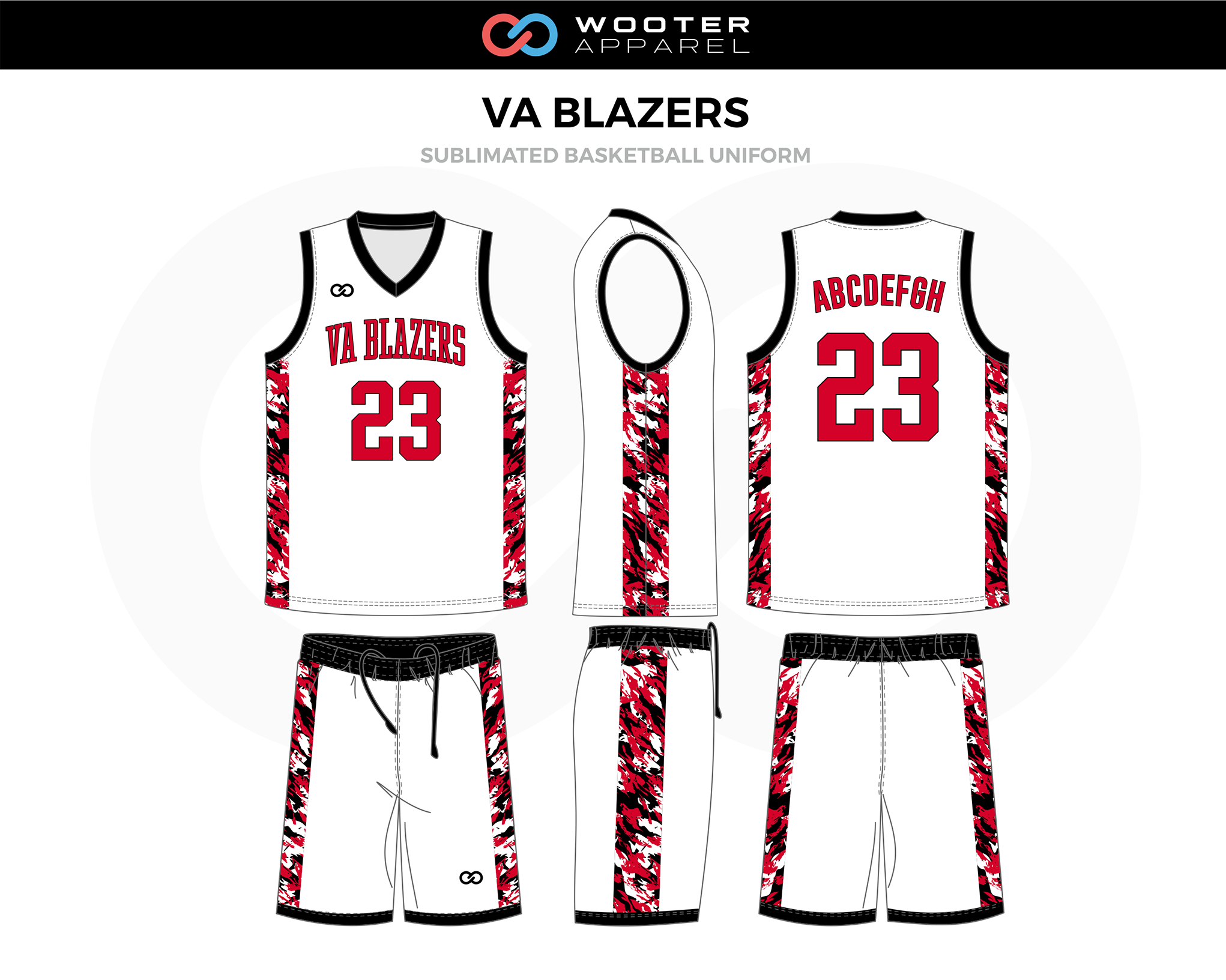 white and red jersey basketball