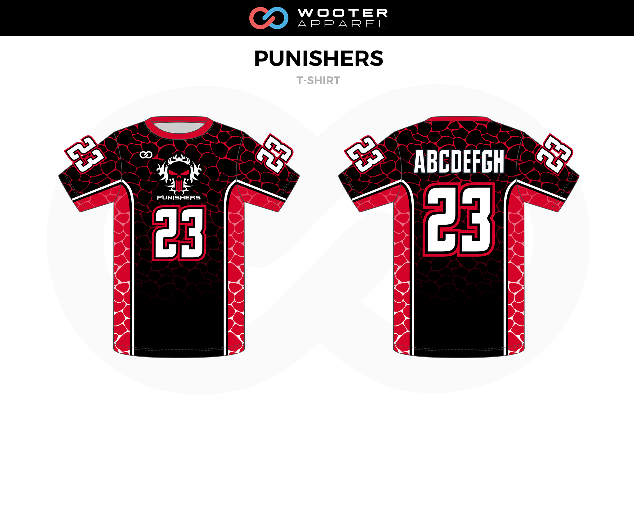 black and red football jersey