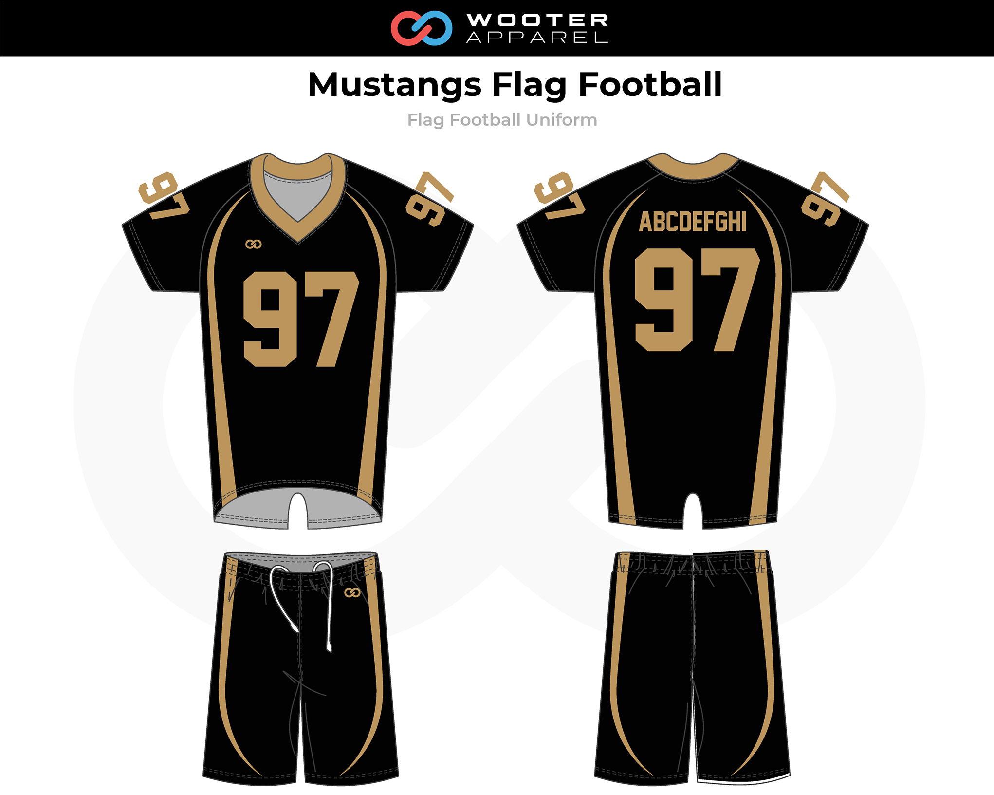 Flag Football Designs Design Your Own Flag Football Uniforms Wooter