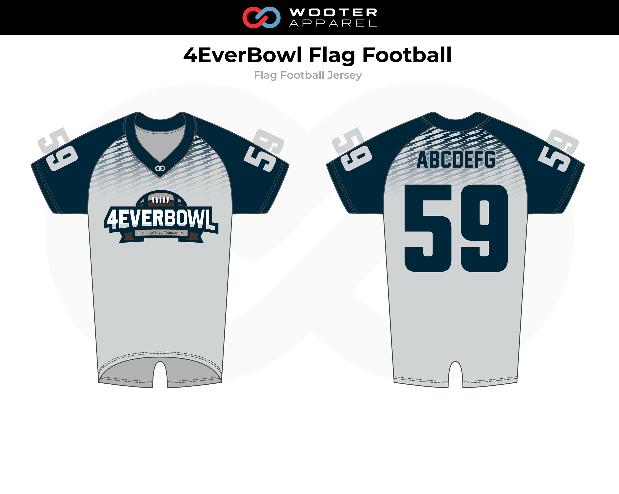 Flag Football Designs | Design Your Own Flag Football Uniforms | Wooter ...