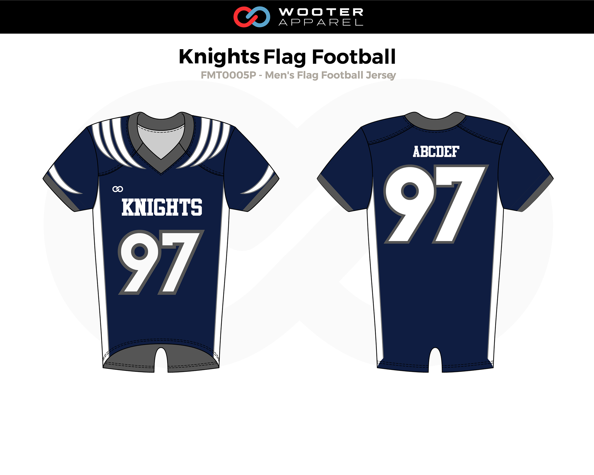 Flag Football Designs Design Your Own Flag Football Uniforms Wooter Apparel