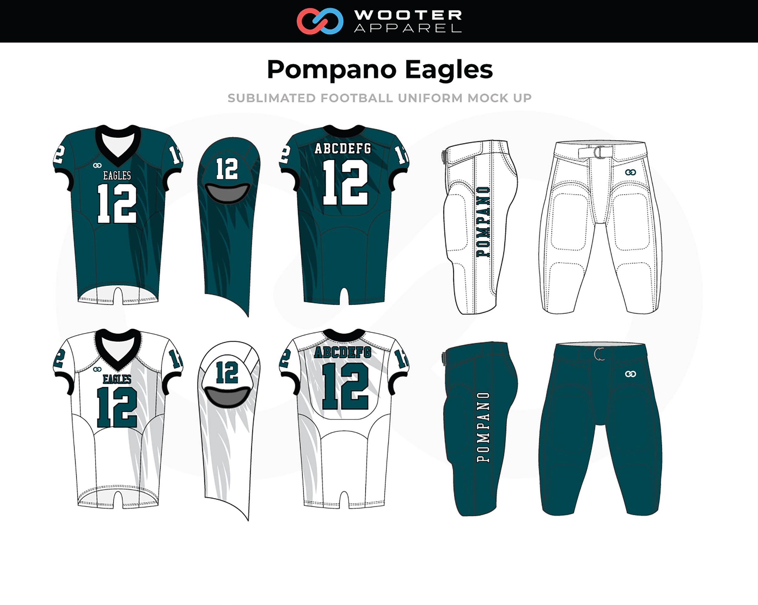 Acechar carril mínimo Custom Football Uniform Designs | Football Uniform Designer | Wooter Apparel