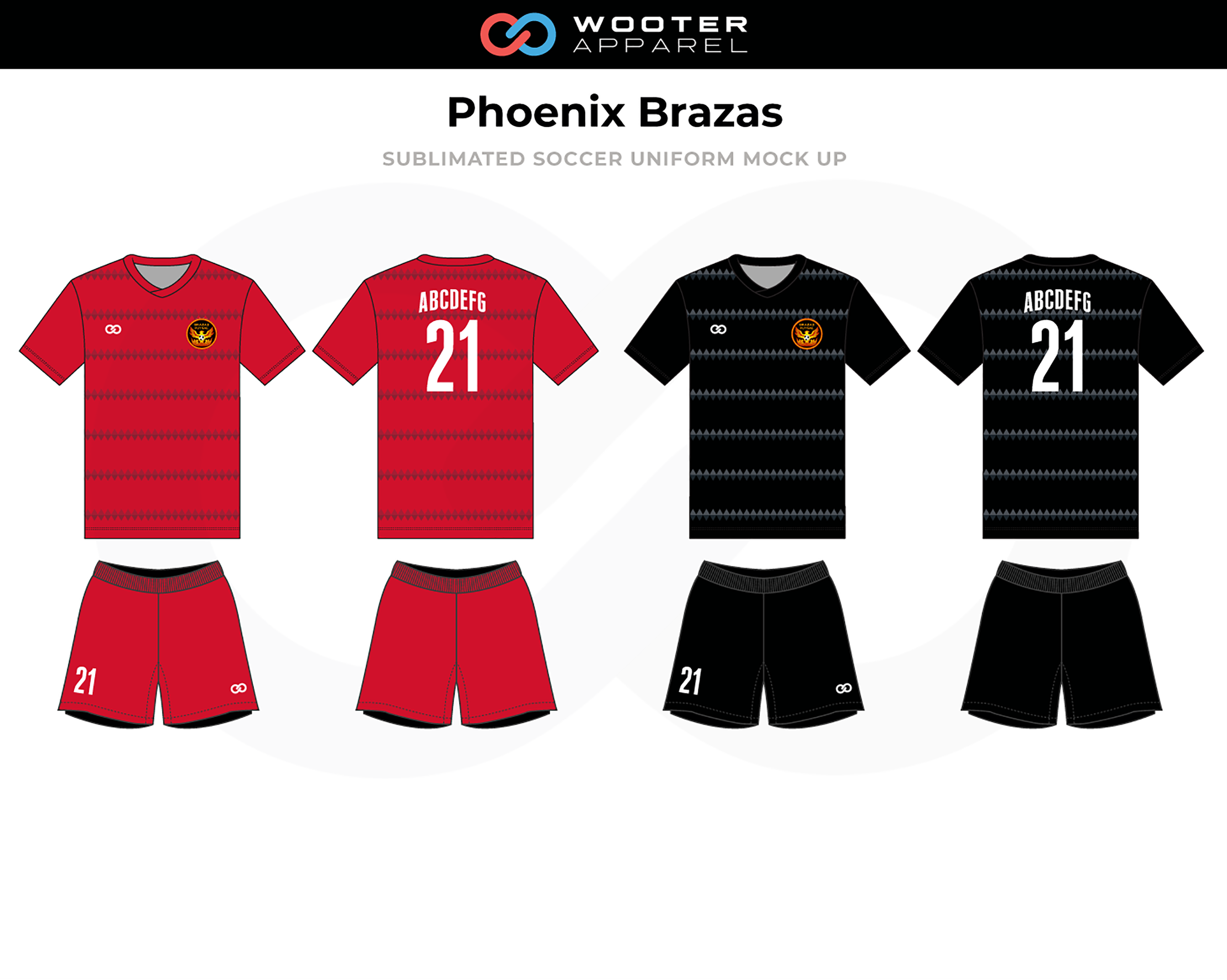 black soccer uniforms