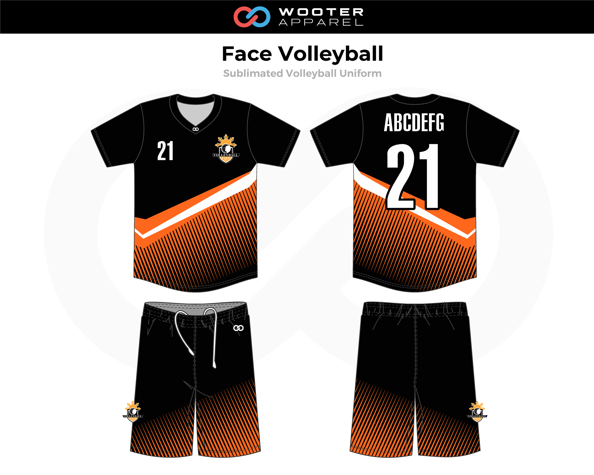 Volleyball Designs Wooter Apparel