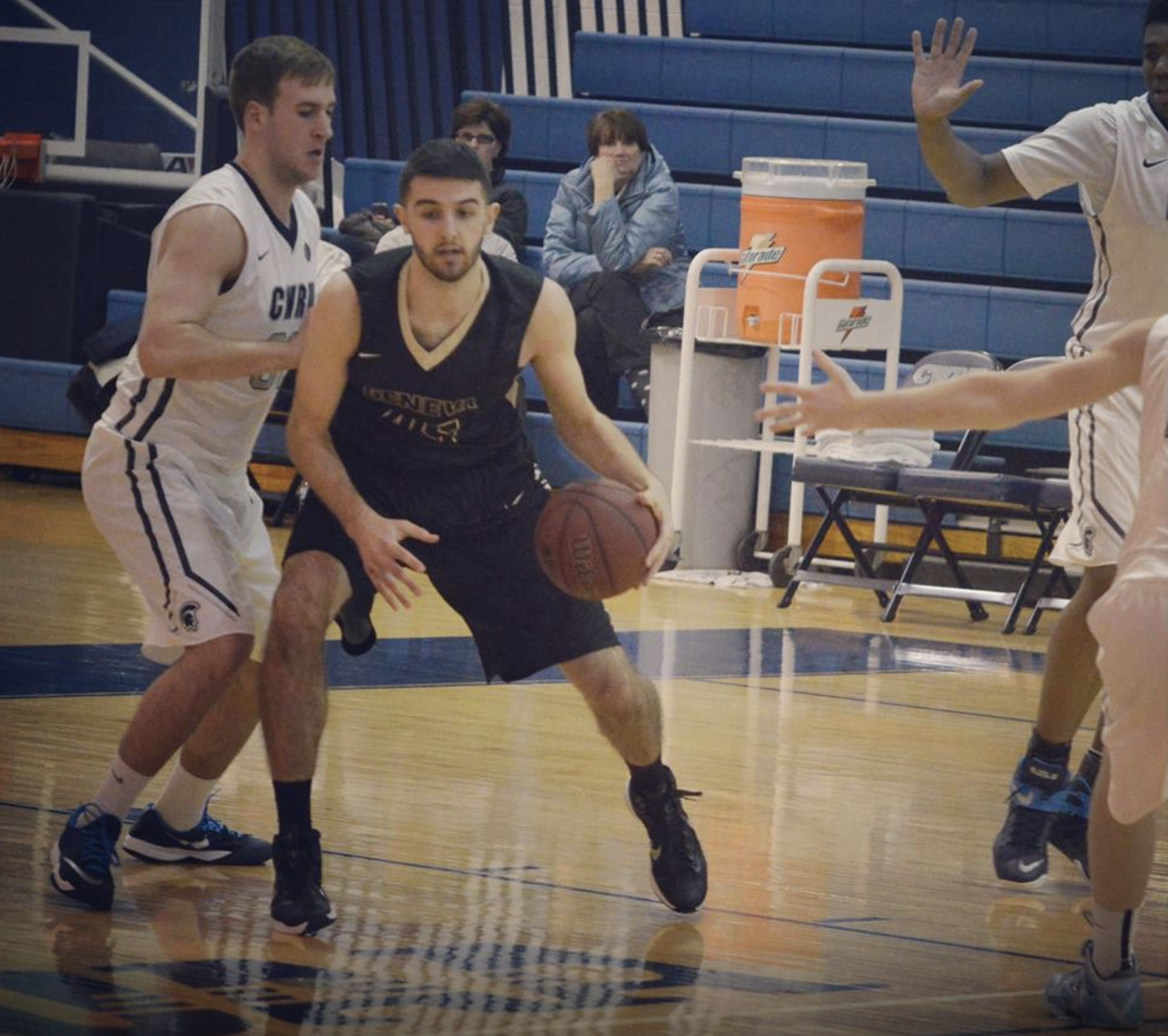 Rock On: A 6-foot-5 forward and center, Rocky Higgins left his mark on the court at Geneva College, where he earned letters during both 2015 and 2016 seasons and emerged as a team leader before shifting his focus to coaching youth basketball.