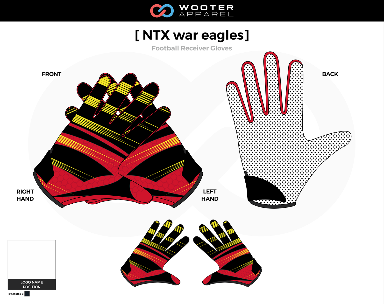 Custom Football Gloves, Custom Design Football Receiver Gloves