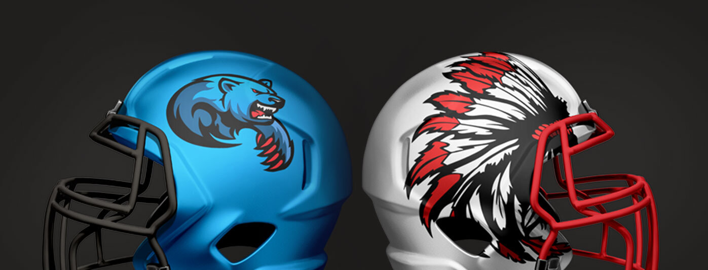 Custom Helmet Decals and Stickers Football Helmet Decals Football