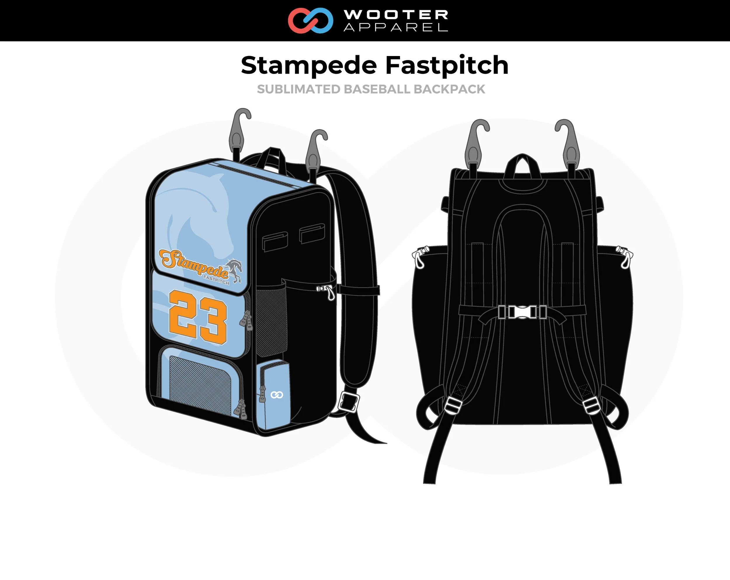 Custom Baseball Bat Bags Backpacks Custom Bat Bags Wooter
