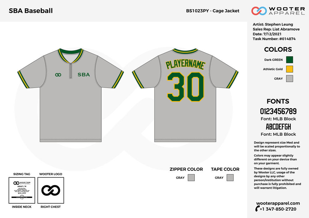 2021 Cage Jackets