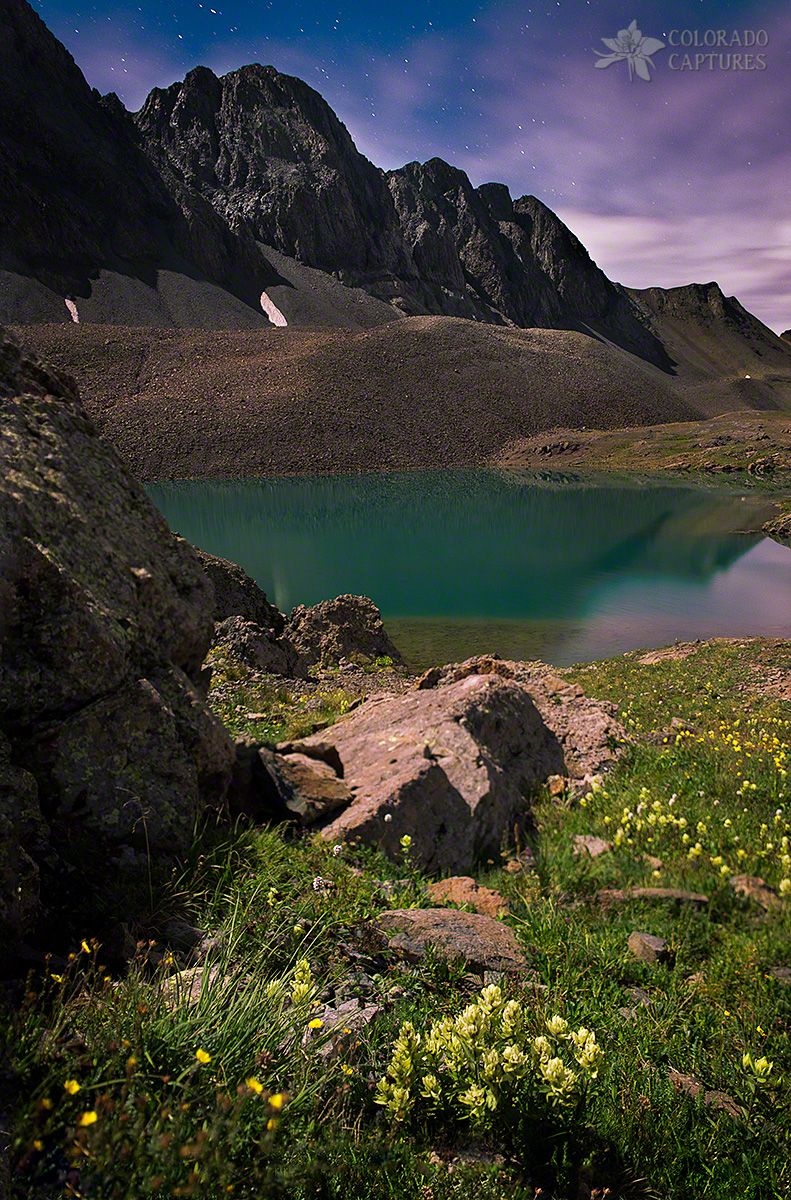 Nightscape Bouquet Of Colors In American Basin