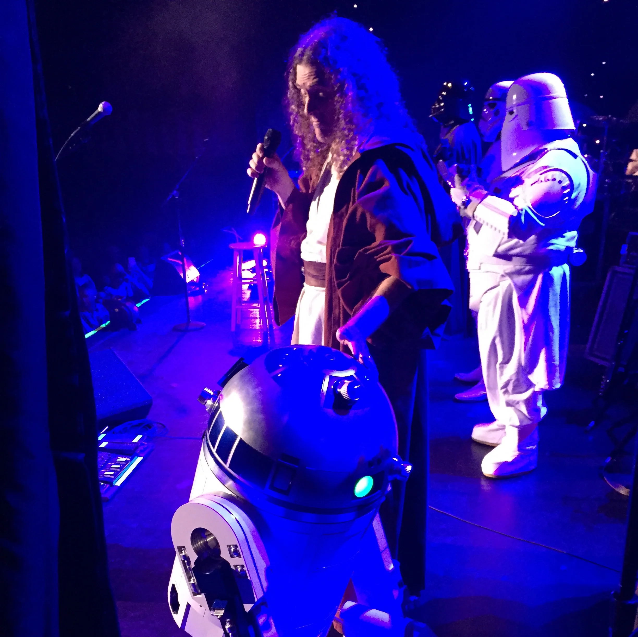 Onstage with Weird Al