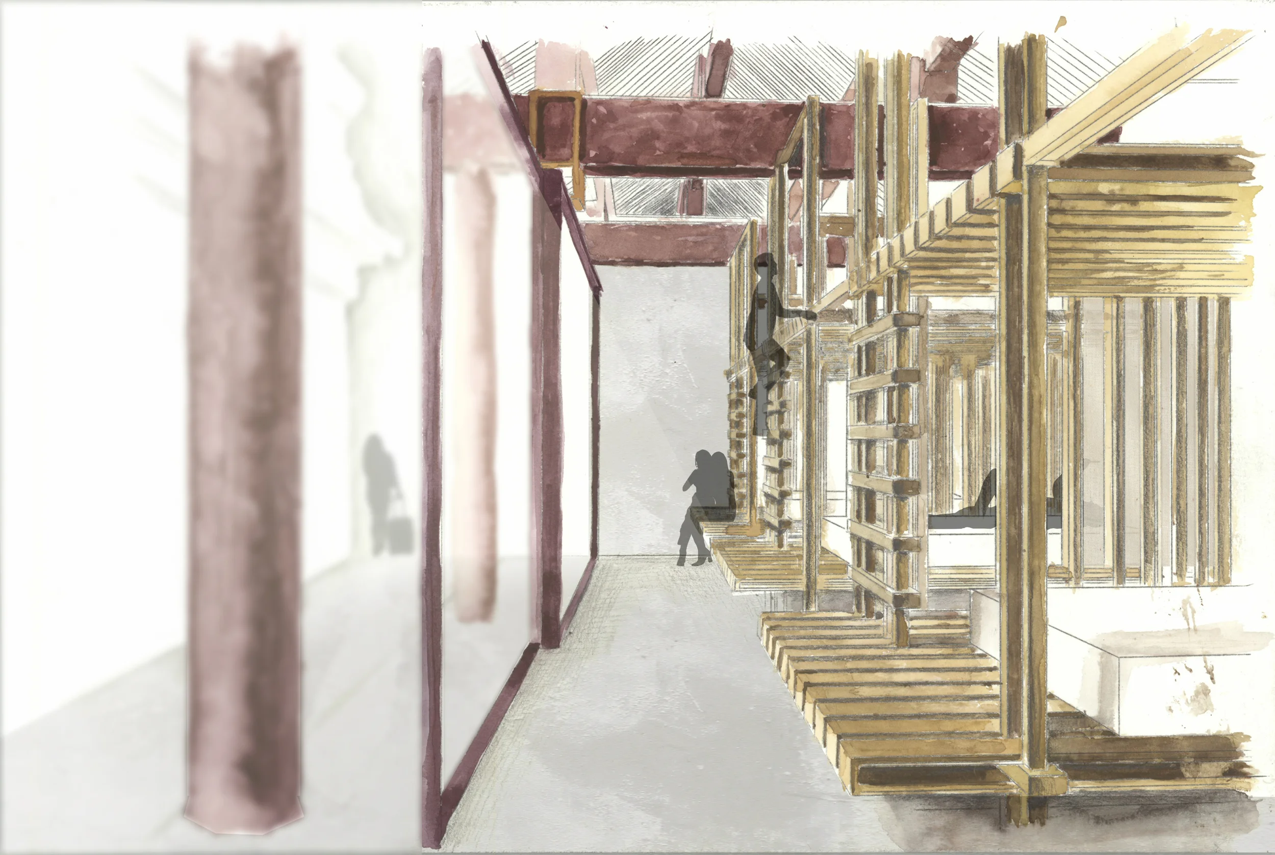 shared sleeping area