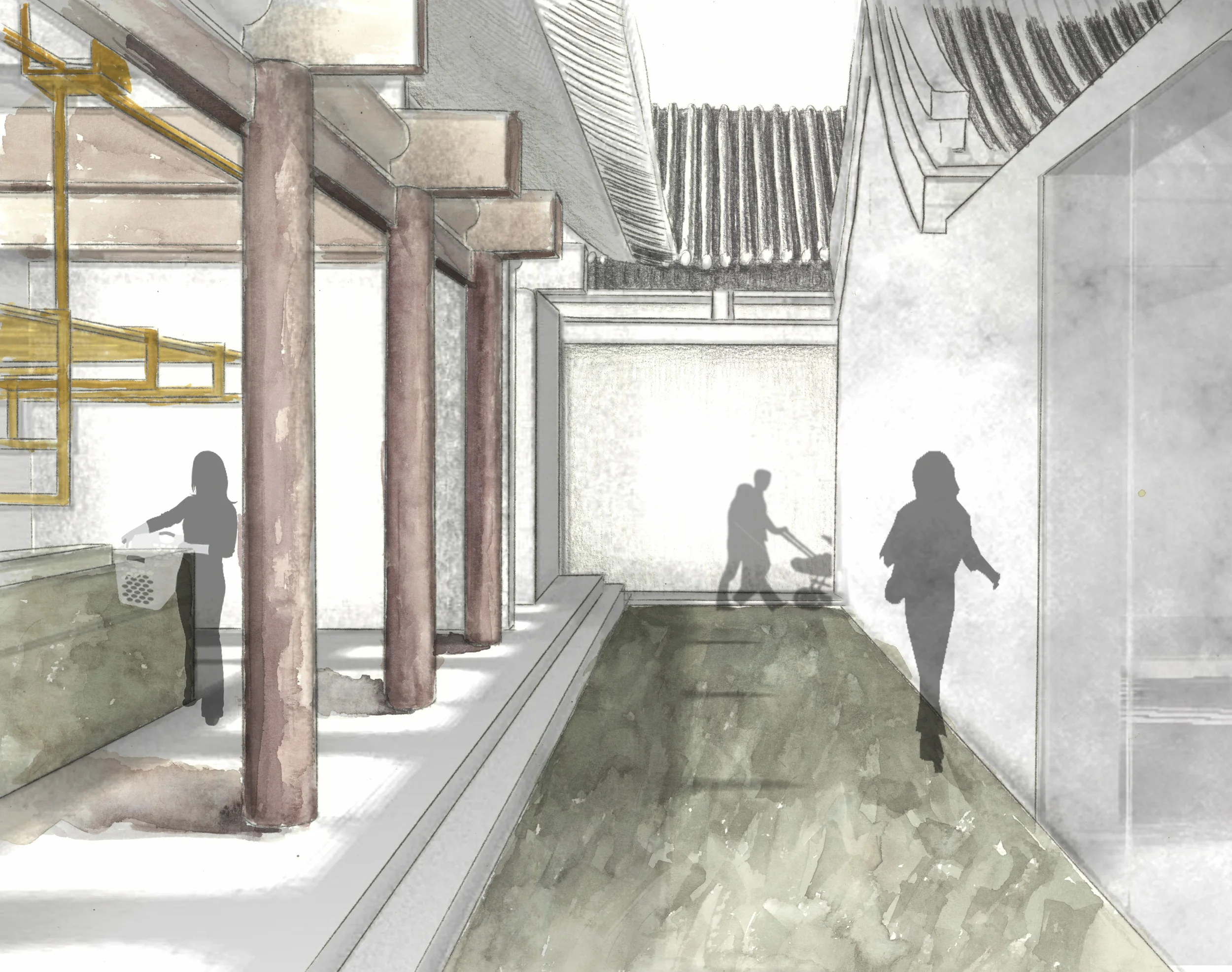 entrance corridor view