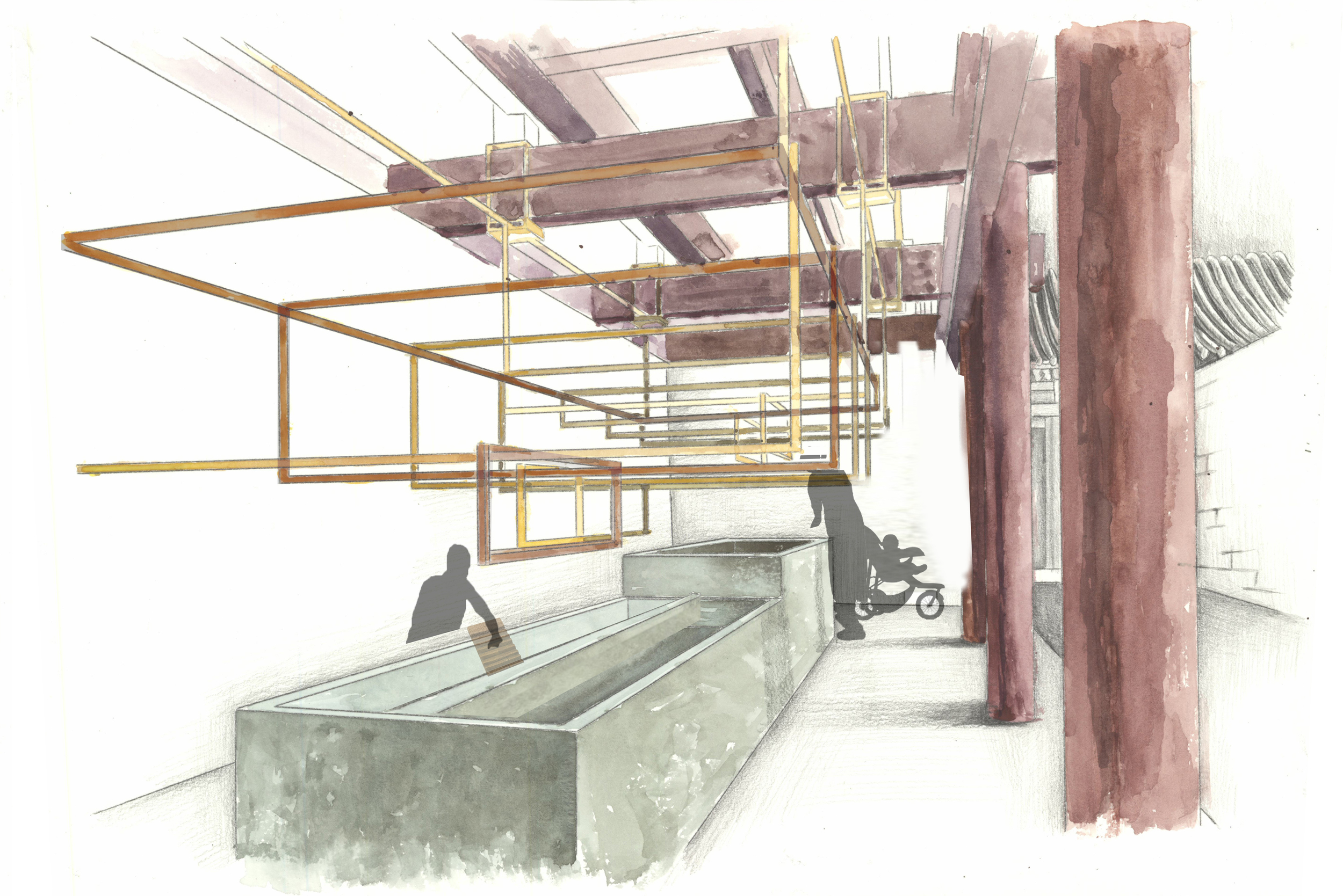 laundry room interior