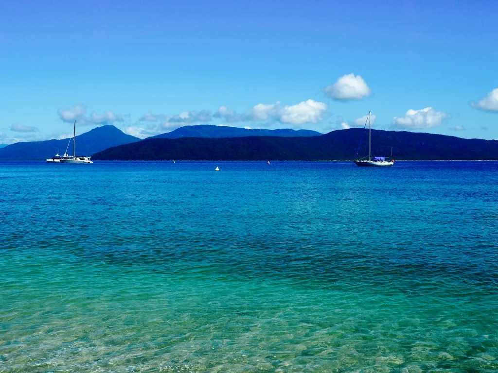 Turquoise seas off the Tropic of Capricorn