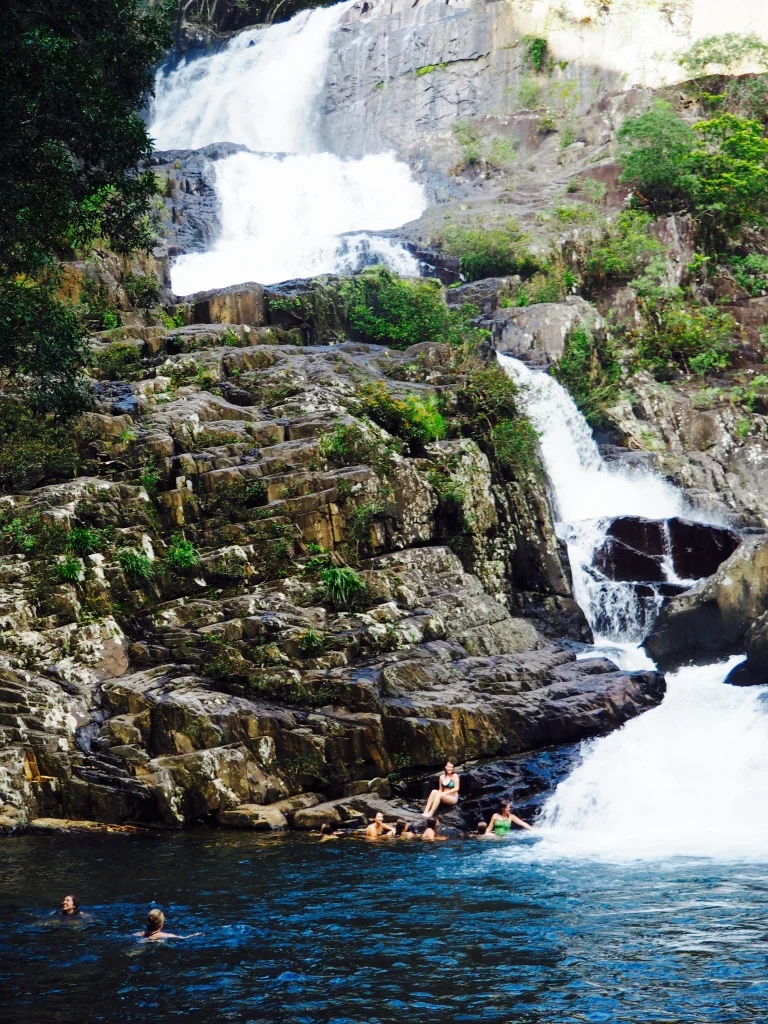 Away from the crocs, the mountainous hinterlands are awash in gorgeous, hidden swimming holes