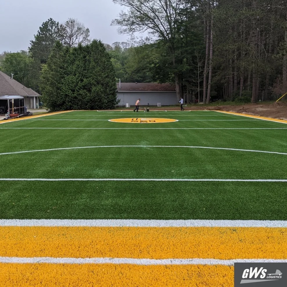 GWS is very proud to help donate our efforts in conjunction with World Wide Turf to install a a full artificial turf field for the kids at CNIB Camp in MacTier ON. 

What a great project to be a part of!
 
#transportation #logistics #trucking