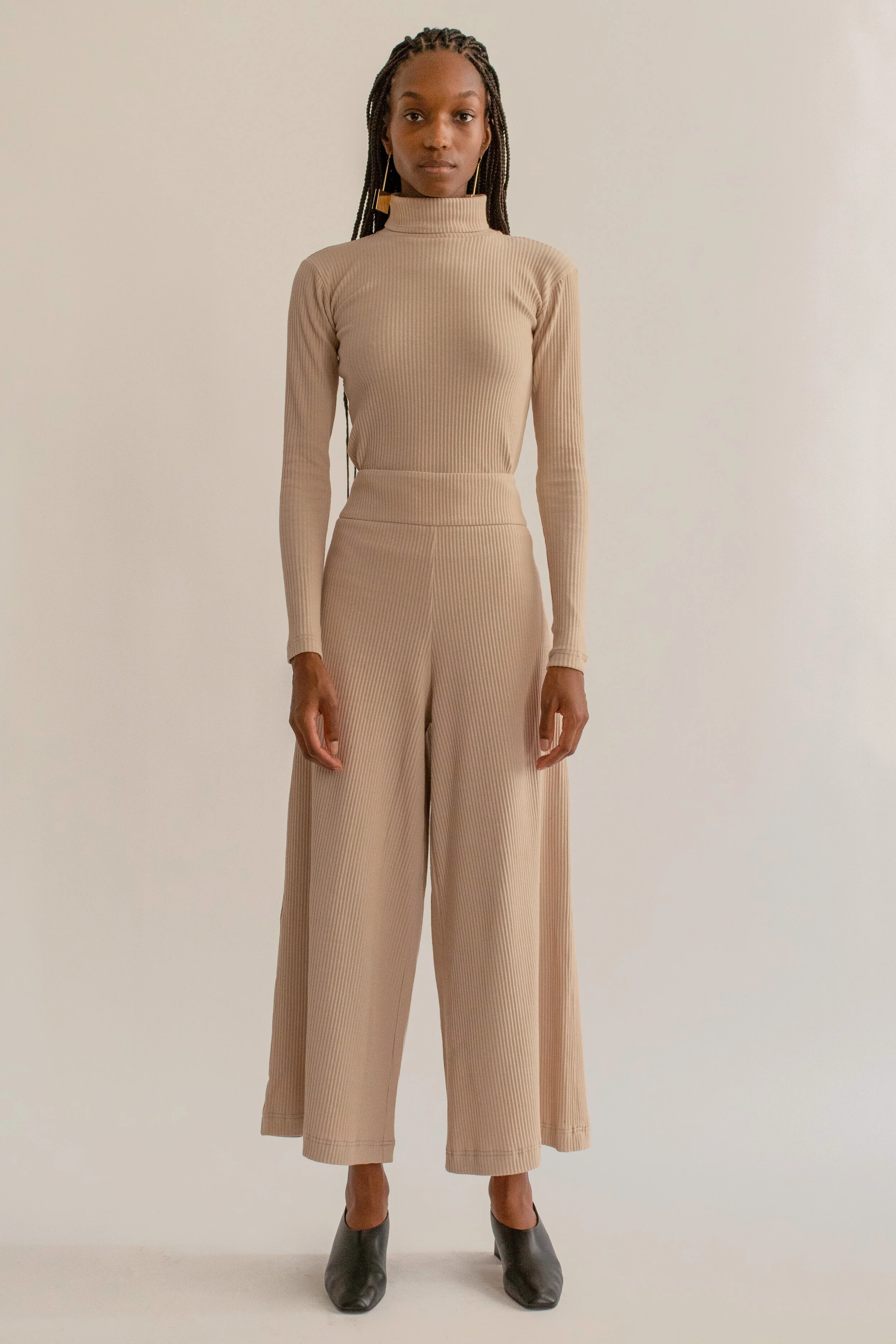 Basic Color Turtleneck | Beige —Delfina Balda | Shop The Official Site