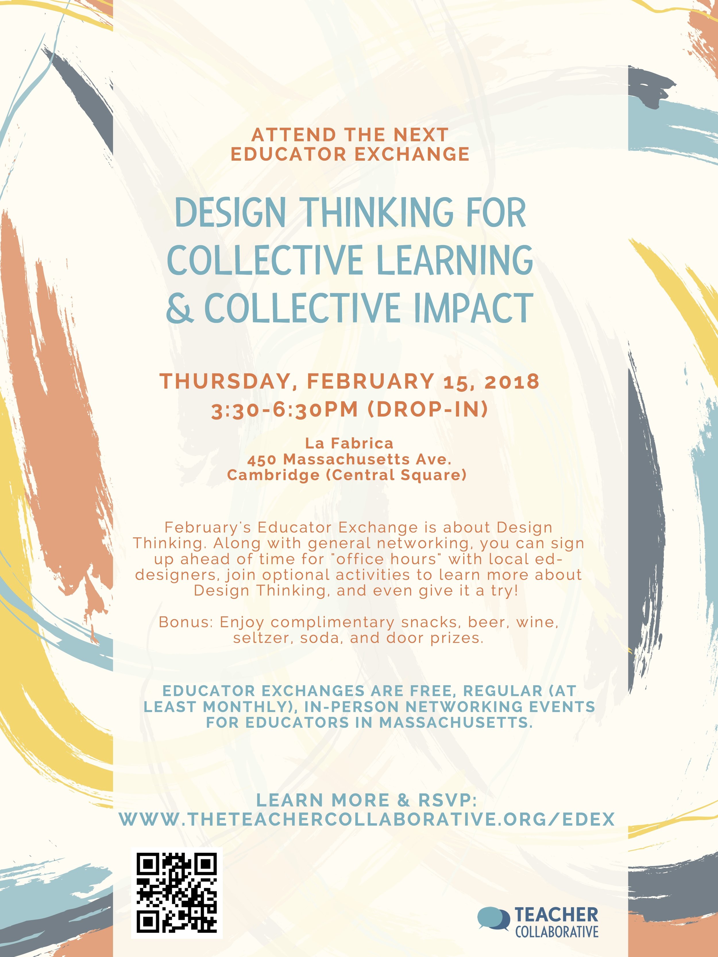 Teacher Collaborative Educator Exchange on Design Thinking