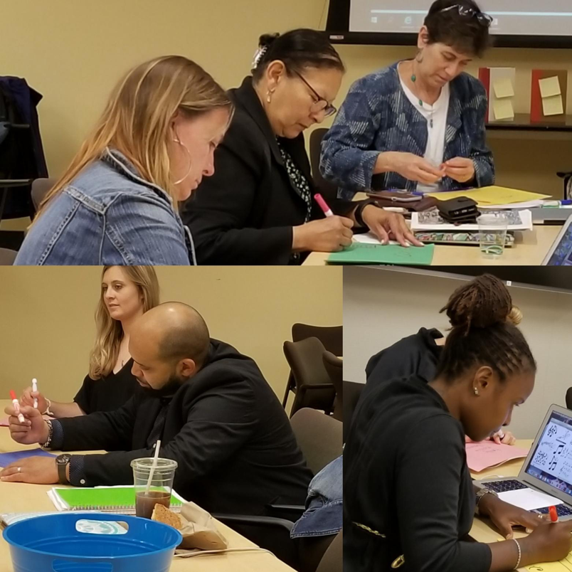 Some presenters put us all to work.