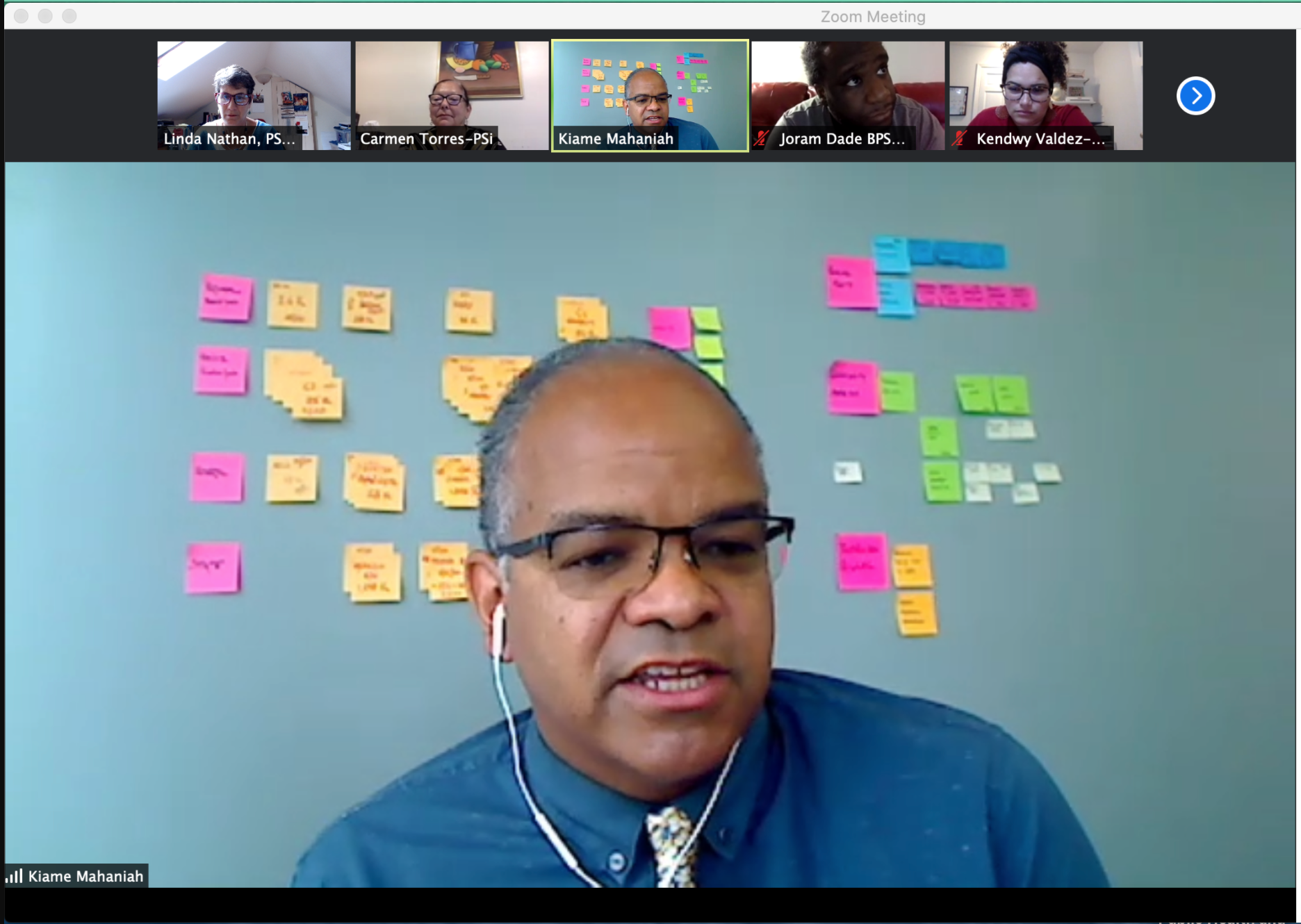 Dr. Mahiane, CEO of Lynn Community Health Center, meets with PSi to talk about leadership and learning in a time of COVID.