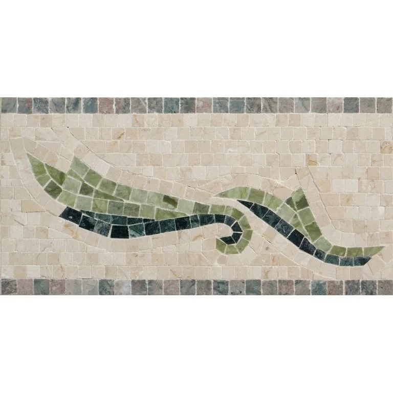 Barocco Giallo 6 x 12 Left