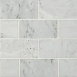 Carrara White Subway Tile 