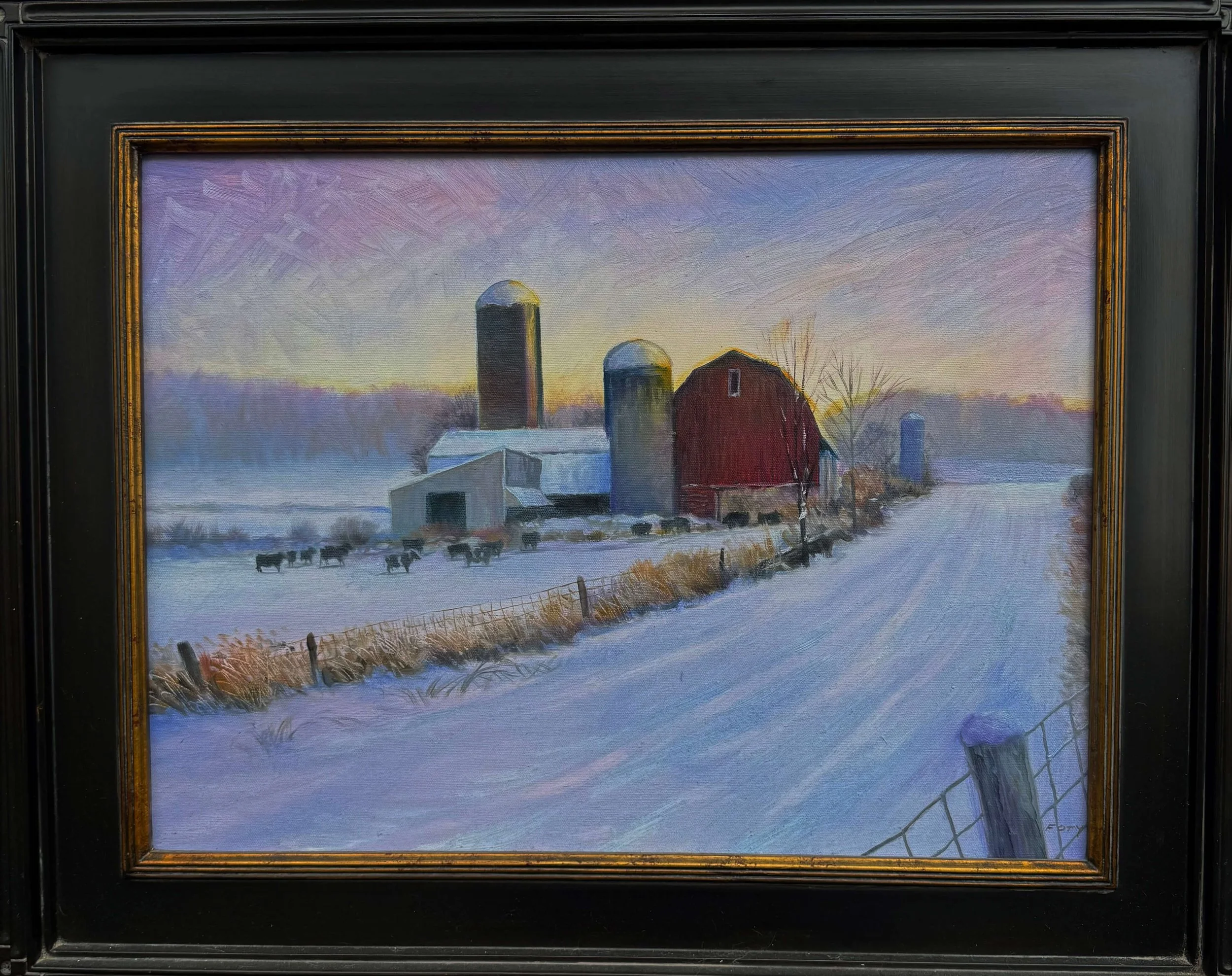 The Farm, 18x24" framed, oils
$950