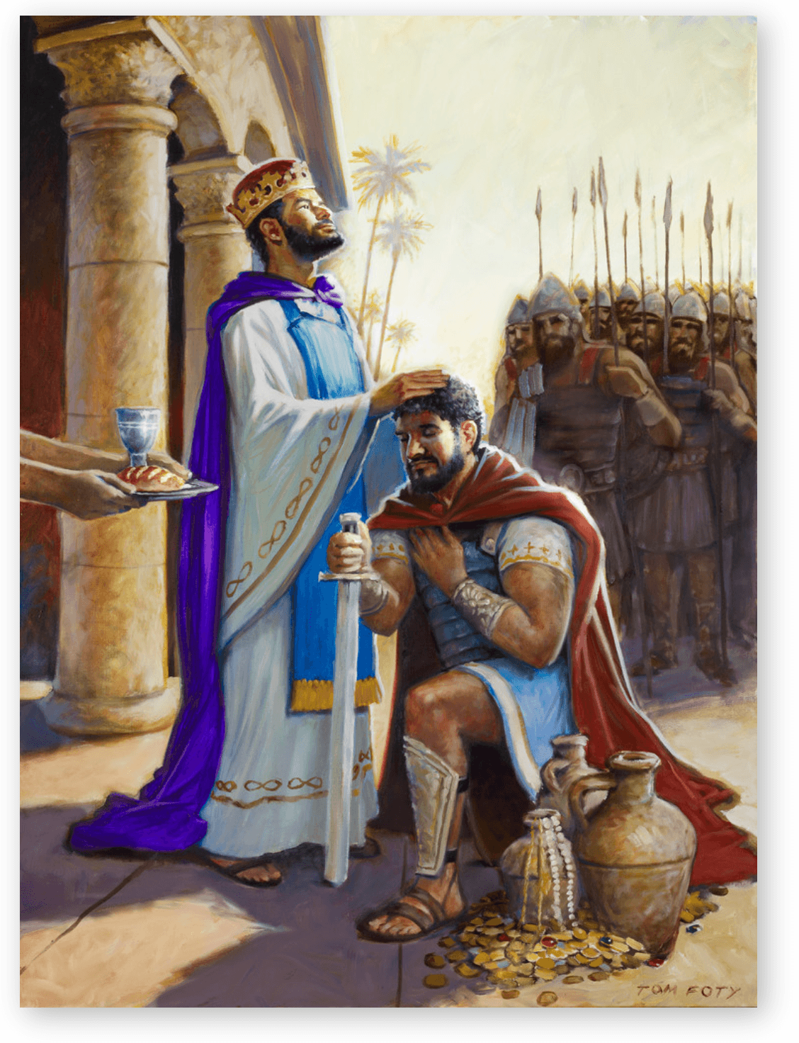 "Melchizedek" 30"x40" oils 
$1500