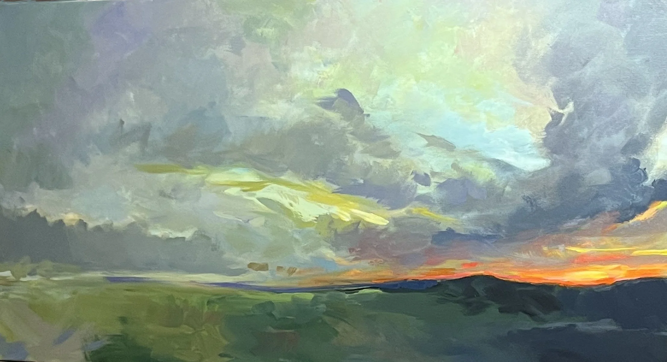 "Passing Storm" 30x60" Oils $ 2500